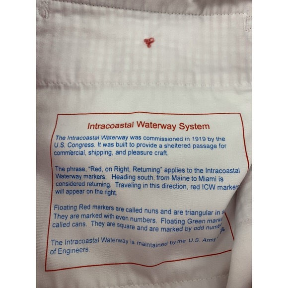 Southern Tide Shorts Mens 38 Red White Gingham Check Chino Cotton 9" Inseam - Picture 5 of 9